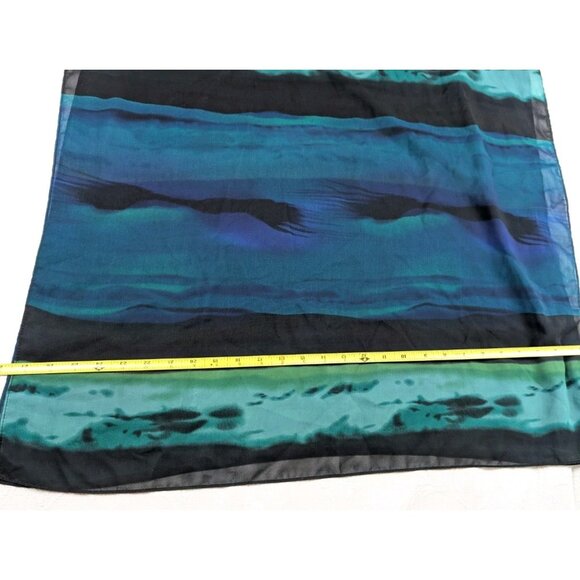 The Limited Scarf abstract sheer Rectangular 27.5" x 79" - Picture 6 of 6